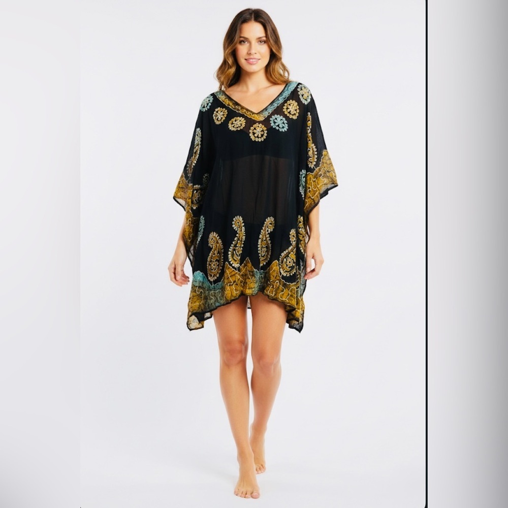 Ingear Resort Boho Paisley Tunic / Cover-Up - NWT